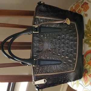 Brahmin Satchel Handbag No Shoulder Strap